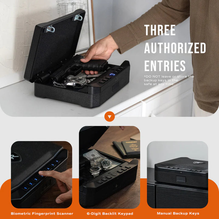 RPNB Quick Access Fingerprint Gun Safe RP2018