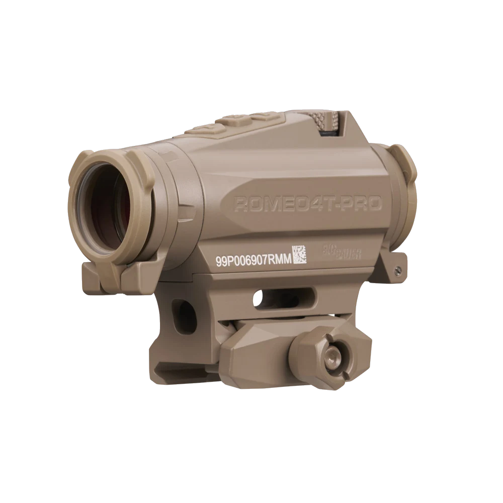 Sig Sauer ROMEO4T-PRO red dot, Flat Dark Earth, hero left