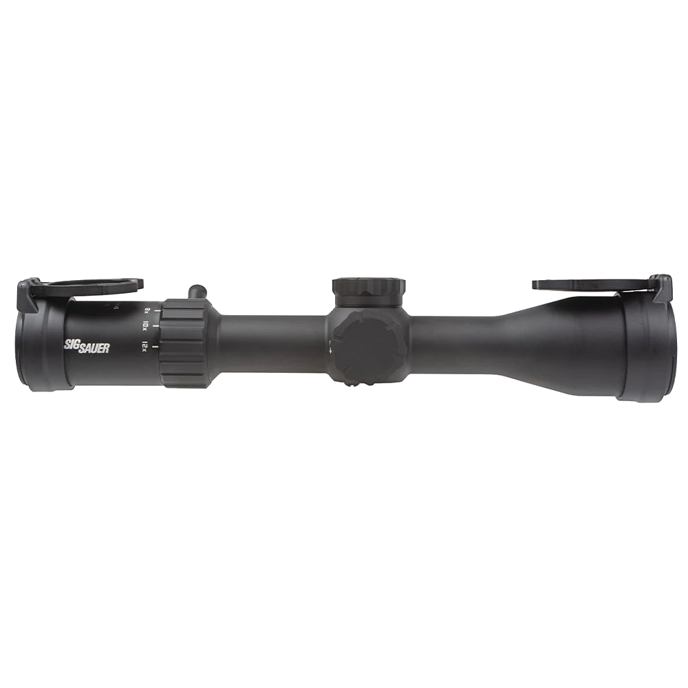 Sig Sauer WHISKEY4 3-12x44mm riflescope, low profile, side view