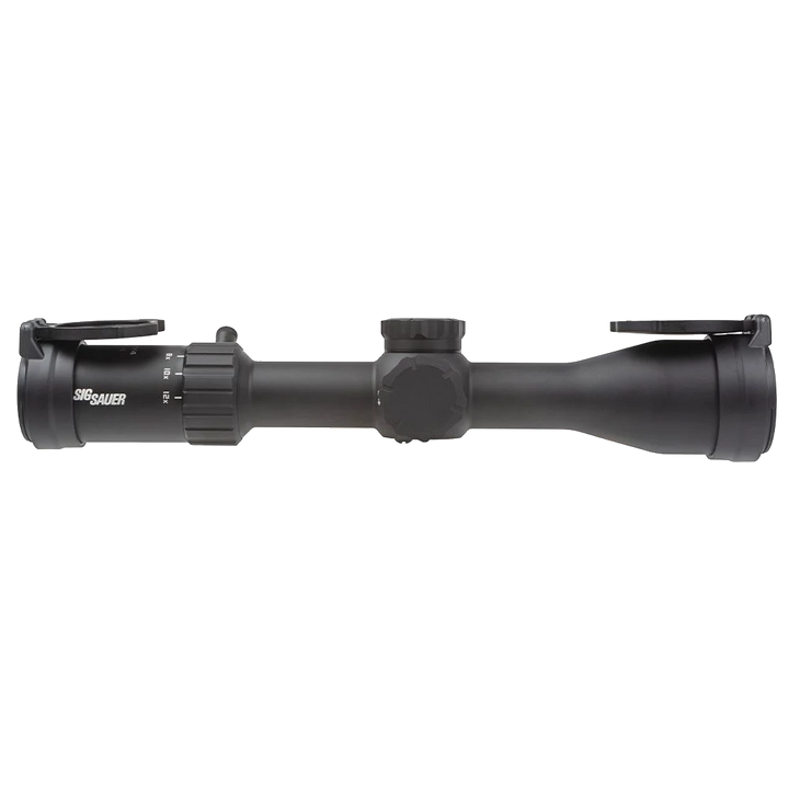 Sig Sauer WHISKEY4 3-12x44mm riflescope, low profile, side view