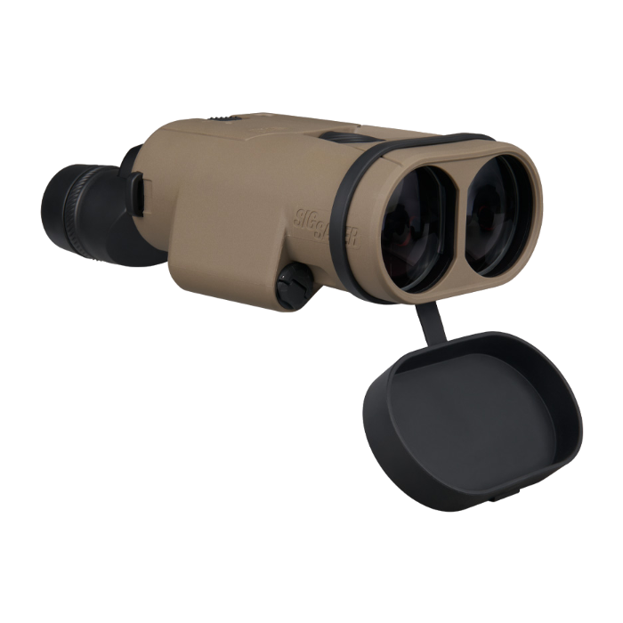 Sig Sauer ZULU6 HDX PRO 14x50mm binocular, Flat Dark Earth, right, caps off