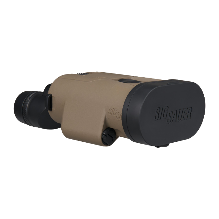 Sig Sauer ZULU6 HDX PRO 14x50mm binocular, Flat Dark Earth, right, caps on
