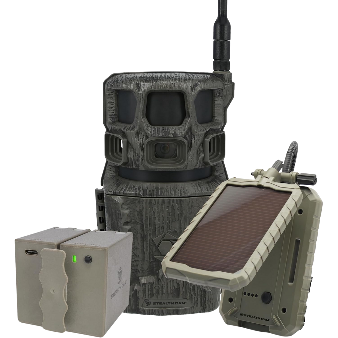 Stealth Cam Revolver Pro 2.0 Solar Battery Combo