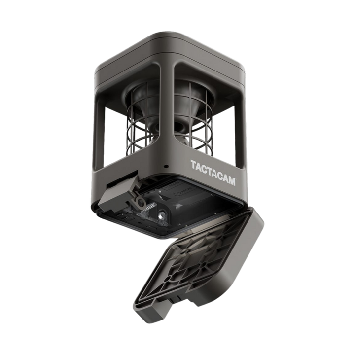 Tactacam REVEAL Wind Sensor with battery door open