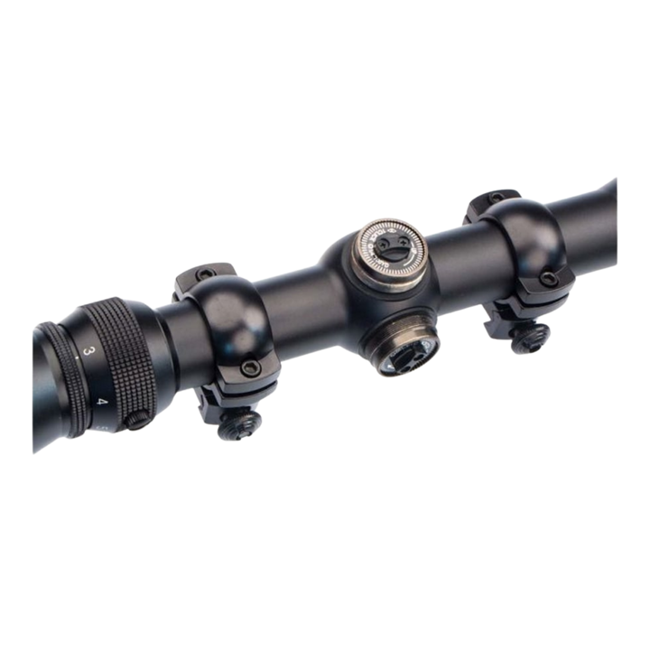 Weaver 3-9x40mm riflescope turret detail with cap removed