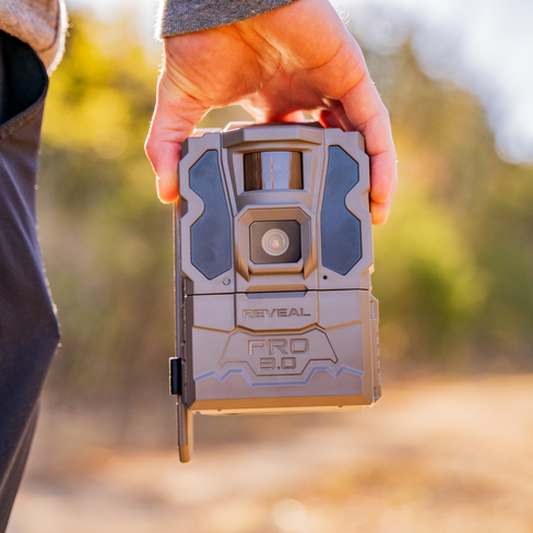 BUY 4 & SAVE! TACTACAM REVEAL PRO 3.0 with Lipo Batteries, Solar Panels, Lockable Straps, SD Cards, and Cleaning Cloth