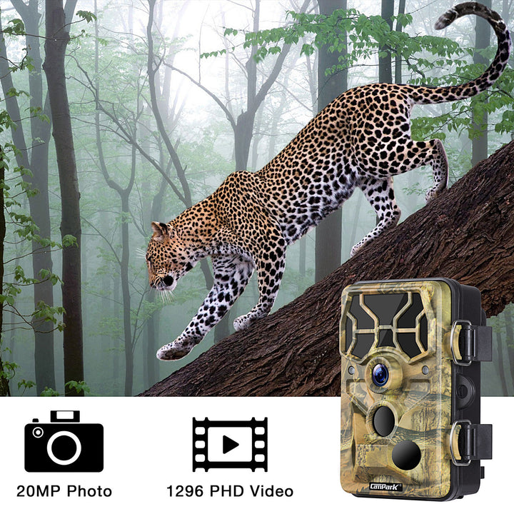 Campark T80 WiFi 20MP 1296P Trail Camera - Freedom USA Sales