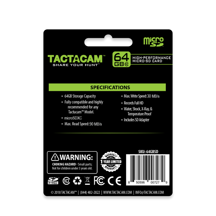 TACTACAM ULTRA MICROSD - Freedom USA Sales