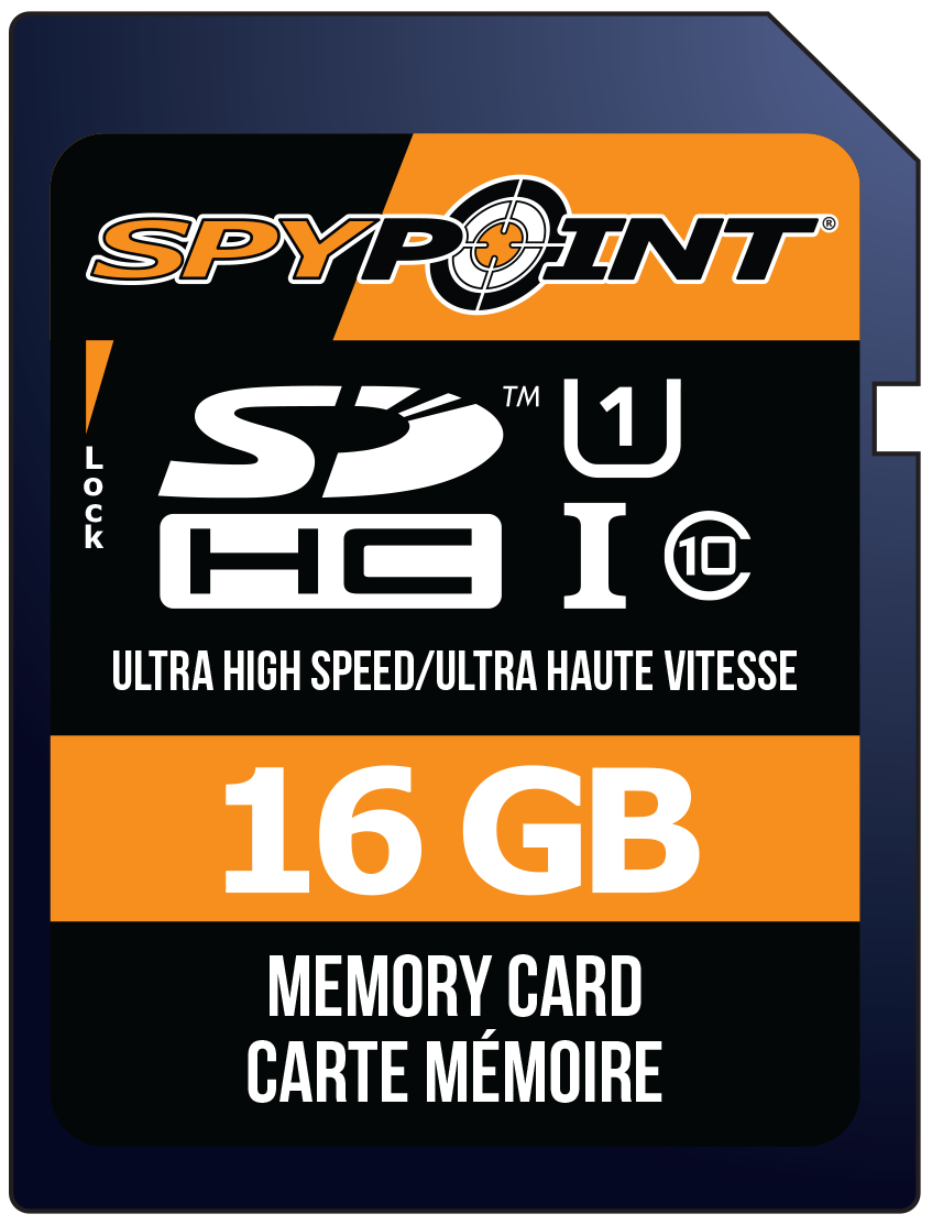 SPYPOINT 16 GB MicroSD / 16 GB SD Card - Freedom USA Sales