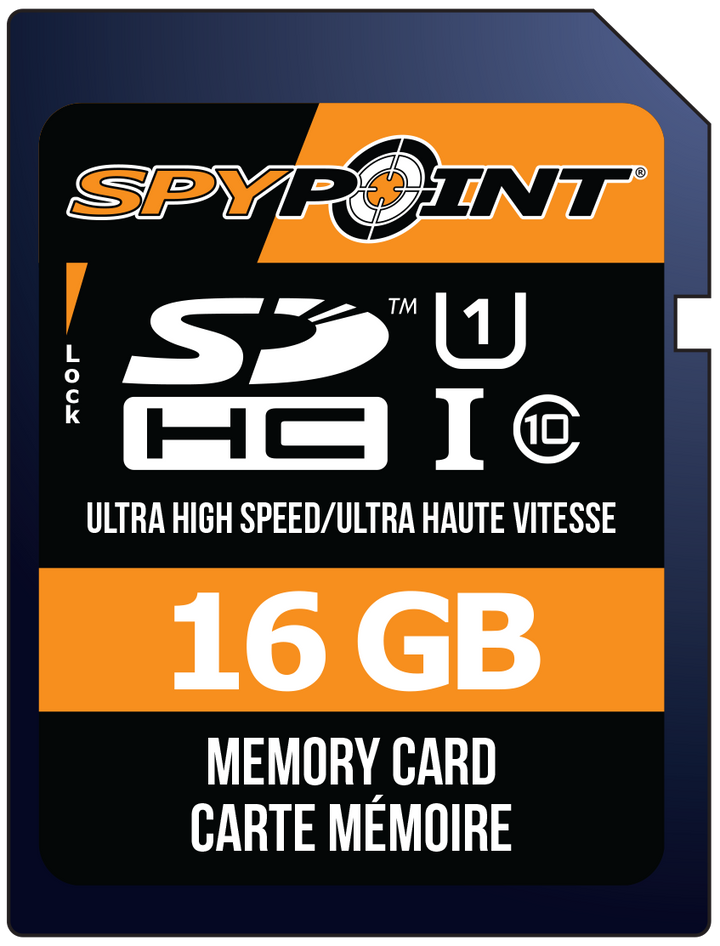 SPYPOINT 16 GB MicroSD / 16 GB SD Card - Freedom USA Sales