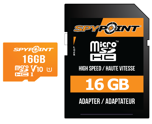 SPYPOINT 16 GB MicroSD Card - Freedom USA Sales